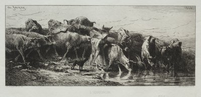 Wodopoj autorstwa Charles Emile Jacque