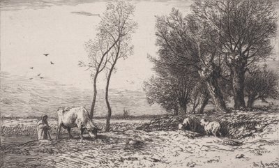 Zima 1867. autorstwa Charles Emile Jacque
