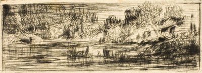 Krajobraz autorstwa Charles Emile Jacque