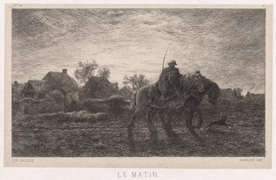 Poranek autorstwa Charles Emile Jacque