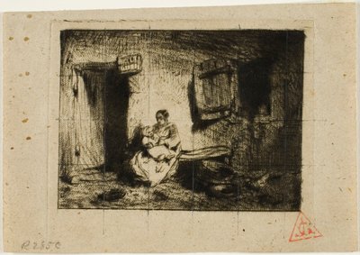 Niańka autorstwa Charles Emile Jacque