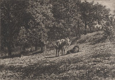 Sad, 1865. autorstwa Charles Emile Jacque