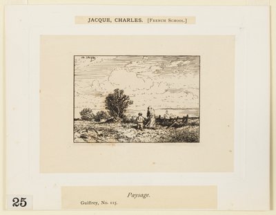 Wieś autorstwa Charles Emile Jacque