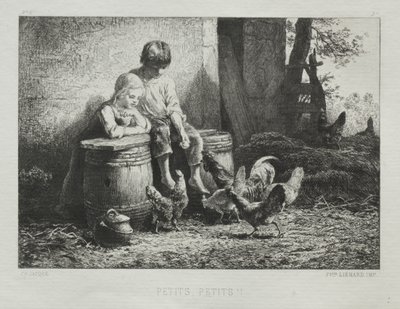 Mały, Mały autorstwa Charles Emile Jacque