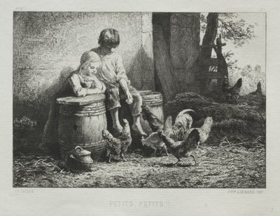 Mały mały. autorstwa Charles Emile Jacque