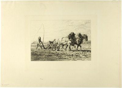 Orka autorstwa Charles Emile Jacque