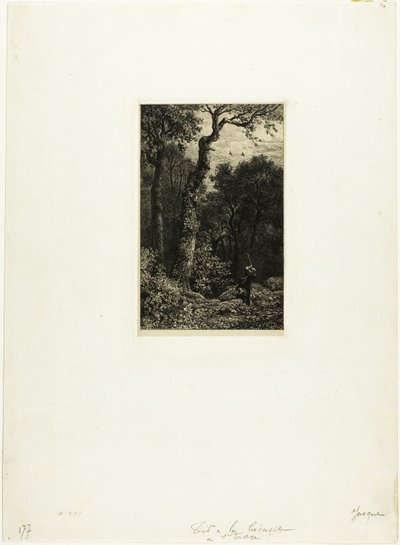 Strzelanie do słonka autorstwa Charles Emile Jacque