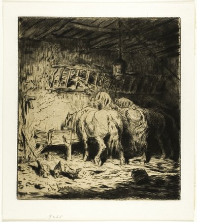 Stabilny autorstwa Charles Emile Jacque