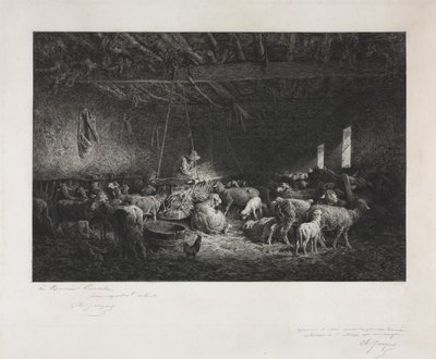 Stabilny autorstwa Charles Emile Jacque