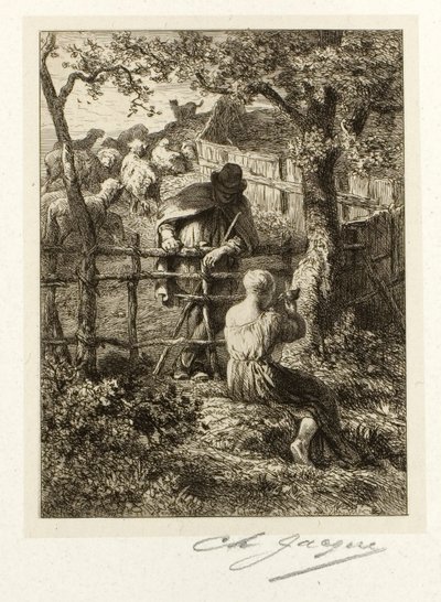 Lato autorstwa Charles Emile Jacque
