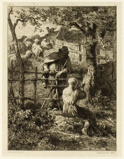 Lato autorstwa Charles Emile Jacque