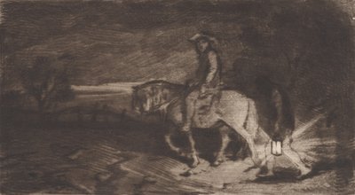 Kawaler, 1848. autorstwa Charles Emile Jacque