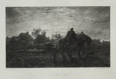 Poranek. autorstwa Charles Emile Jacque
