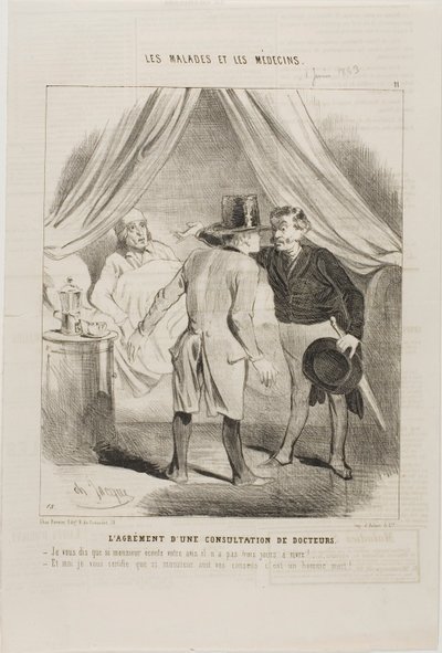 Przyjemność konsultacji lekarskiej (płyta 11) autorstwa Charles Emile Jacque
