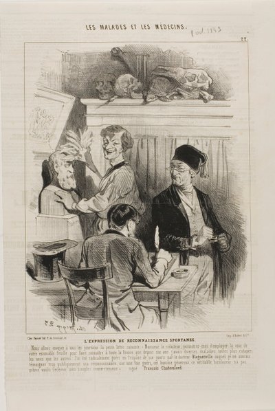 Nieproszone wyrażenie wdzięczności (tablica 22) autorstwa Charles Emile Jacque