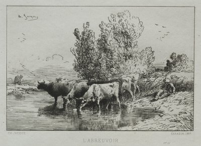 Wodopoj autorstwa Charles Emile Jacque