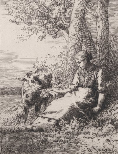 Przyjaźń, 1867., 1867. autorstwa Charles Emile Jacque