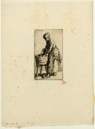 Praczka autorstwa Charles Emile Jacque