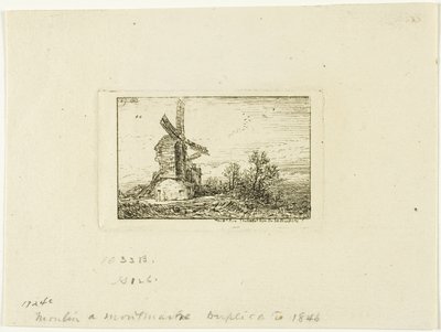 Wiatrak autorstwa Charles Emile Jacque