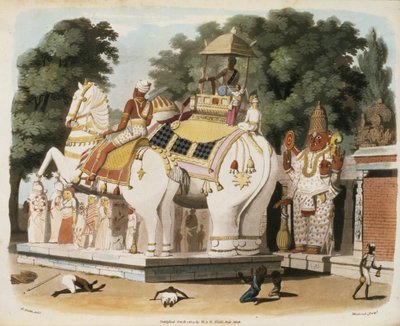 Tubylcy oddają hołd swemu władcy, wyryty przez Thomasa Medlanda (1755-1823) 1803 autorstwa Charles Emilius Gold
