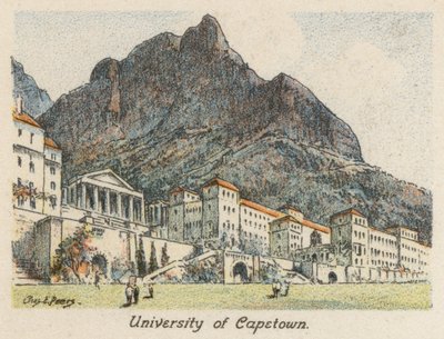 Republika Południowej Afryki: Uniwersytet w Capetown (druk kolorowy) autorstwa Charles Ernest Peers