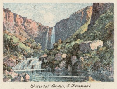 Republika Południowej Afryki: Waterval Boven, E Transvaal (kolorowa litografia) autorstwa Charles Ernest Peers