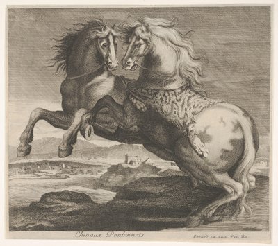Chevax Poulonnous. autorstwa Charles Errard le fils