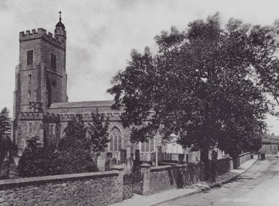 Sevenoaks: Św. Mikołaj (zdjęcie czarno-białe) autorstwa Charles Essenhigh Corke