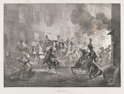 Piekielna Machina, początek XIX wieku (lito) autorstwa Charles Etienne Pierre Motte
