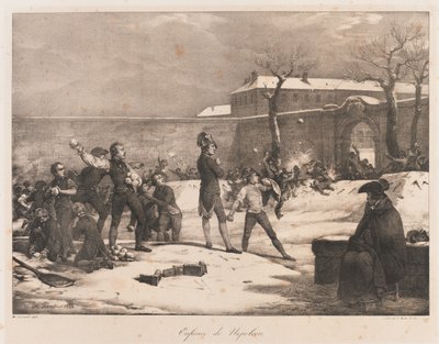Dzieciństwo Napoleona, początek XIX wieku (lito) autorstwa Charles Etienne Pierre Motte