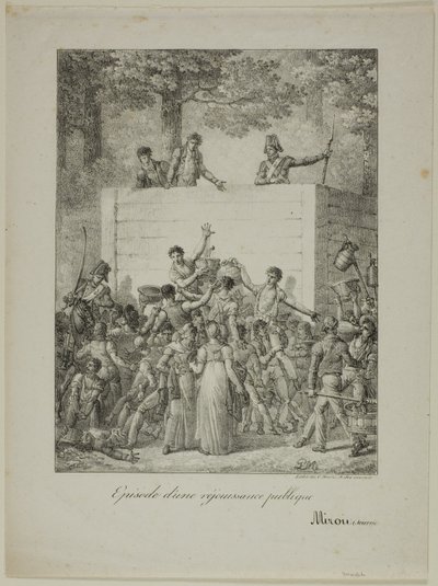 Radość publiczna autorstwa Charles Etienne Pierre Motte
