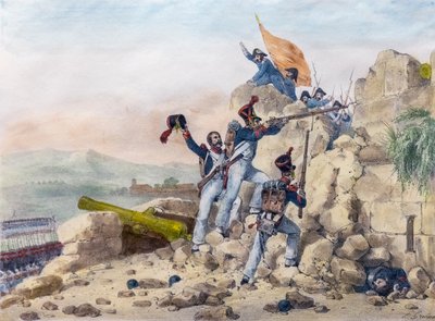 Kapitulacja Ciudad Rodrigo, Hiszpania autorstwa Charles Etienne Pierre Motte
