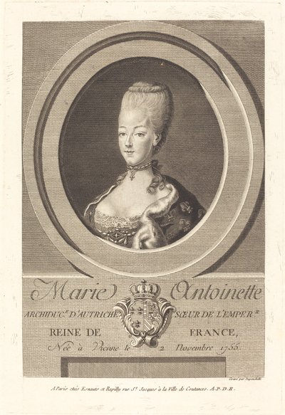 Maria Antonina autorstwa Charles Eugene Duponchel