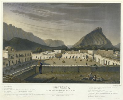 Monterey, widziane z dachu domu na głównym placu, [na zachód] październik autorstwa Charles Fendrich