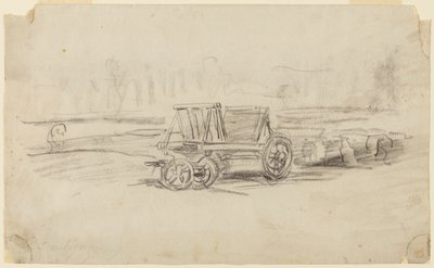 Wagon rolniczy autorstwa Charles Francois Daubigny