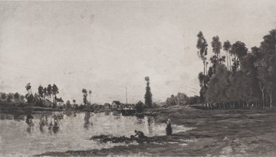 Nad rzeką, 1865. autorstwa Charles Francois Daubigny