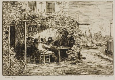 Wyjazd Śniadanie w Asnières autorstwa Charles Francois Daubigny