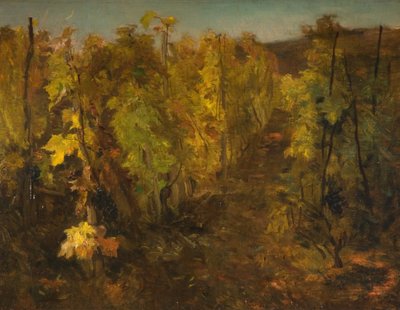 Winorośli, 1860-1863 autorstwa Charles Francois Daubigny
