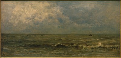Morze, szara pogoda autorstwa Charles Francois Daubigny