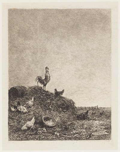 Pieśń Koguta autorstwa Charles Francois Daubigny