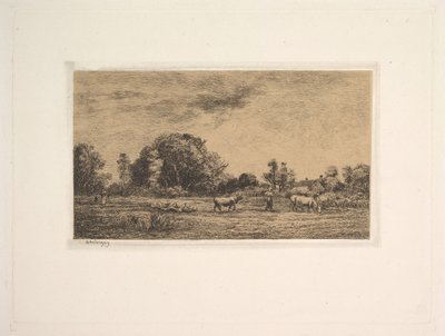 Wschód Księżyca, 1861. autorstwa Charles Francois Daubigny