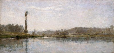 „Poranek nad Oise, Auvers”, 1837-1878 autorstwa Charles Francois Daubigny