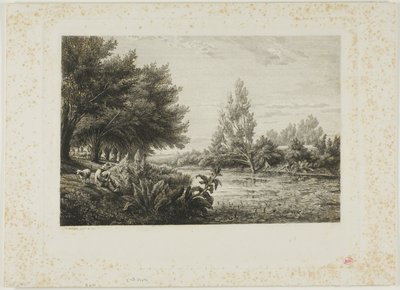 W pobliżu Choisy-le-Roi autorstwa Charles Francois Daubigny