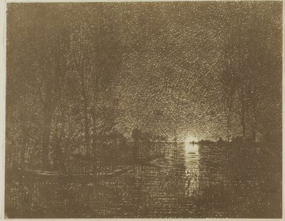 Efekt nocny autorstwa Charles Francois Daubigny