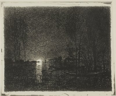 Efekt nocny autorstwa Charles Francois Daubigny