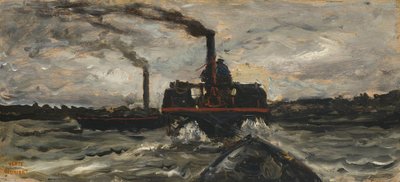 Łódź rzeczna, ok.1860 autorstwa Charles Francois Daubigny