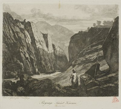 Święty Hieronim autorstwa Charles Francois Daubigny
