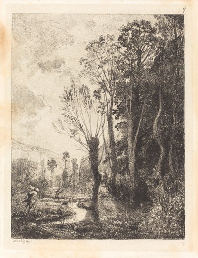 Satyr (Satyr) autorstwa Charles Francois Daubigny