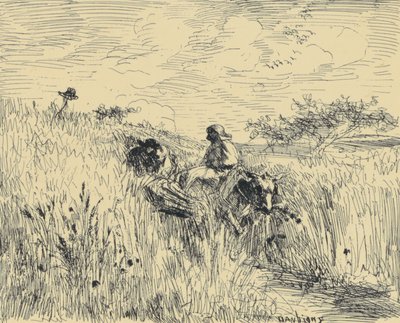 Sentier Dans Les Blés autorstwa Charles Francois Daubigny