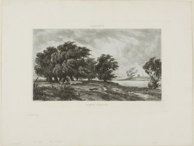 Burzowa pogoda autorstwa Charles Francois Daubigny